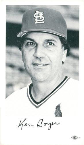 Ken Boyer 1980 Baseball Card 1980s Baseball